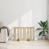 Folding Pet Fence 4 pcs Sonoma Oak 201 x 38 x 70 cm 8005958