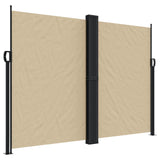 ZNTS Retractable Side Awning Beige 180x1000 cm 4004750