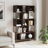 Bookcase Brown Oak 102x28x172 cm Engineered Wood 3213661