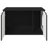 Cat House Black 85 x 55 x 50.5 cm Engineered Wood 8000717