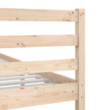 Bed Frame without Mattress Solid Wood 120x200 cm 3101083
