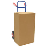 Extendable Hand Trolley Blue and Red 49.5 x 53 x 114 cm Steel 4019016