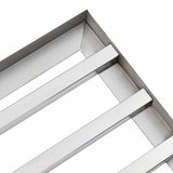 Garden Rake Replacement Head Silver Stainless Steel 42011362