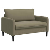 XXL Armchair Khaki Velvet 42043558