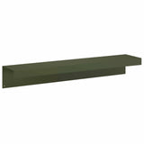 Garden Cover Profile 10 pcs 100 x 20 x 15 cm Steel Olive Green 8012983