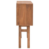 Console Table 80x30x80 cm Solid Teak Wood 326135