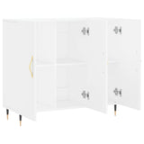 Sideboard White 90x34x80 cm Engineered Wood 828084