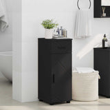 Bathroom Cabinet Black 30 x 35 x 80 cm Engineered wood & Metal 883325
