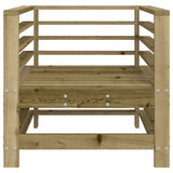 Garden Chairs 2 pcs Impregnated Wood Pine 825631