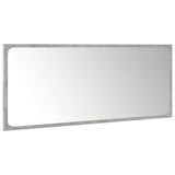 4 Piece Bathroom Furniture Set Concrete Grey Engineered Wood 3324884