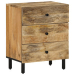 ZNTS Bedside Cabinet 50x33x60 cm Solid Wood Mango 356900