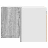 Hanging Cabinet Grey Sonoma and White 57 x 57 x 40 cm 884191