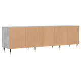 TV Cabinet Concrete Grey 150x30x44.5 cm Engineered Wood 831264
