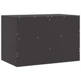 TV Cabinet Black 67x39x44 cm Steel 841739
