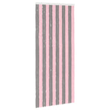 Insect Curtain Chenille Silver Grey and Pink 100 x 230 cm 42034443