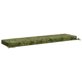 2-Piece Bench Cushions SOEST 2 pcs 100% Polyester Leaf Design 949821