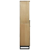 Bathroom Cabinet Natural 38 x 33 x 160 cm Engineered Wood 4017958