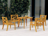 Garden Dining Set Natural wood Solid acacia wood Medium Durable 3057998