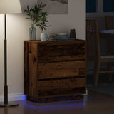 Bedside Cabinet Old Wood 71 x 34.5 x 75 cm Engineered wood 869640