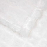 Throw Blankets 6 pcs White 200 x 150 cm Fleece 42016966