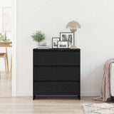 Sideboard Black Oak 70x41x75 cm Engineered Wood 862083