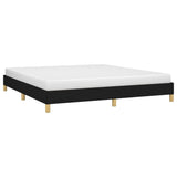 Bed Frame without Mattress Black 180x200 cm Super King Super King Fabric 349838