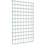 Pond Fence Set 8 pcs Green 50 x 80 cm Steel 42017318