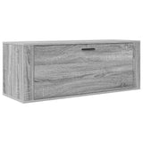 Wall Shoe Cabinet Grey Sonoma 100x35x38 cm Engineered Wood 821026