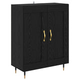 Sideboard Black Oak 69.5 x 34 x 90 cm Engineered Wood 881593