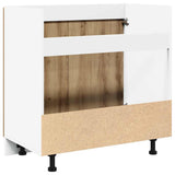 Sink Bottom Cabinet Lyon Artisan Oak 80x46x81.5 cm Engineered Wood 856078