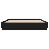 Bed Frame without Mattress Black 135x190 cm Double 3209878