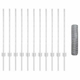 Welded Wire Fence 25 x 0.8 m Hot-Dip Galvanised Steel 3336997