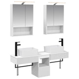Bathroom Cabinet Set 5 pcs White 50 x 14.5 x 70 cm 3406319