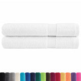Premium Towels "SOLUND" 2 pcs White 100x200 cm 600 gsm 137140
