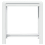 Bar Table White 102x50x103.5 cm Engineered Wood 854409