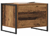 Bedside Table Old Wood 50 x 39.5 x 50 cm Engineered Wood 886686