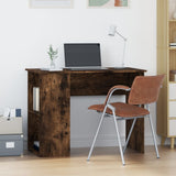 Desk Smoked oak Engineered wood 100x55x75 cm Computer Desk 823029
