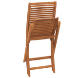 Folding Garden Chairs 4 pcs Solid Wood Acacia 367697