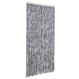 Insect Curtain Silver 100x220 cm Chenille 284287