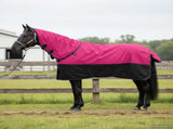 Horse Blanket Pink and Black 135 cm Polyester 42013153