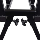 Black Powder-Coated Saw Horse for Woodworking 141334