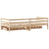 Daybed with Drawers without Mattress 80x200 cm Solid Wood 3302051