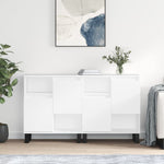 Sideboards 2 pcs White Engineered Wood 3190133