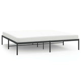 Metal Bed Frame without Mattress Black 180x200cm 350850