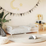 Kids Bed Frame White 80x160 cm Solid Wood Pine 834430