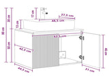 Bathroom Furniture Set Grey Sonoma Engineered Wood 3404326