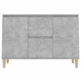 Sideboard Concrete Grey 101x35x70 cm Engineered Wood 806107