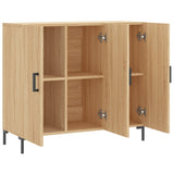 Sideboard Sonoma Oak 90x34x80 cm Engineered Wood 828111