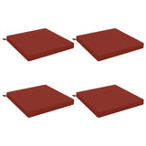 4-Piece Seat Cushions SOEST 4 pcs 100% Polyester Red 944718