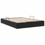 Storage Bed with Mattress Black 140 x 190 cm Velvet 3370096